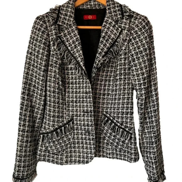 Signature by Sangria Jackets & Blazers - Sangria Distressed Blazer